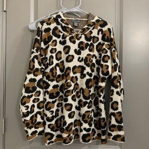 NWOT Animal print hoodie